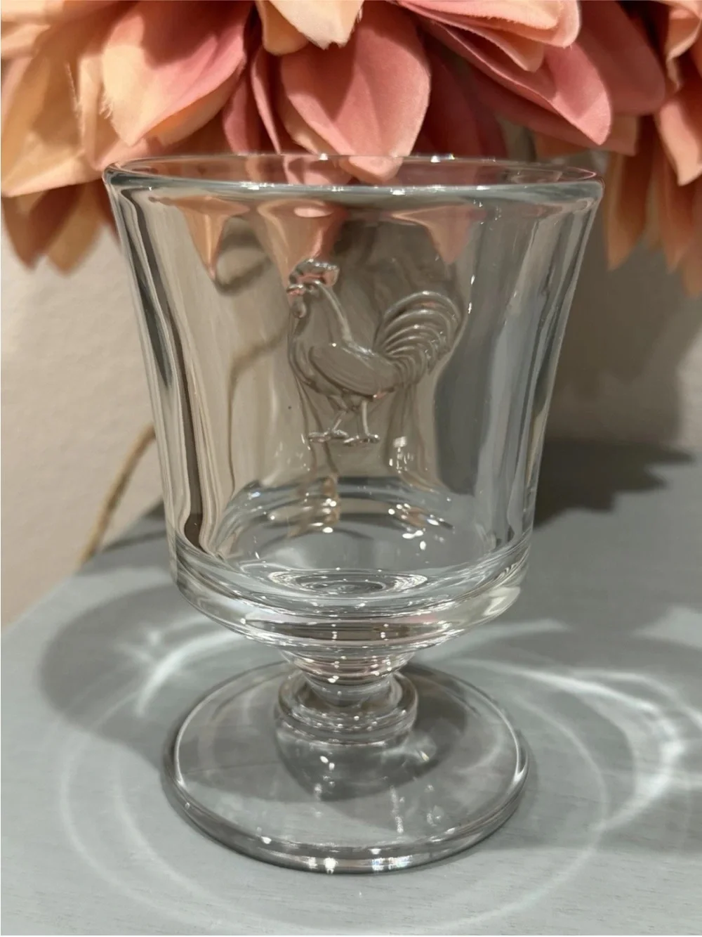 New Set of 4 La Rochere Rooster Tumblers/ Glasses 1475 France 7.4loz
